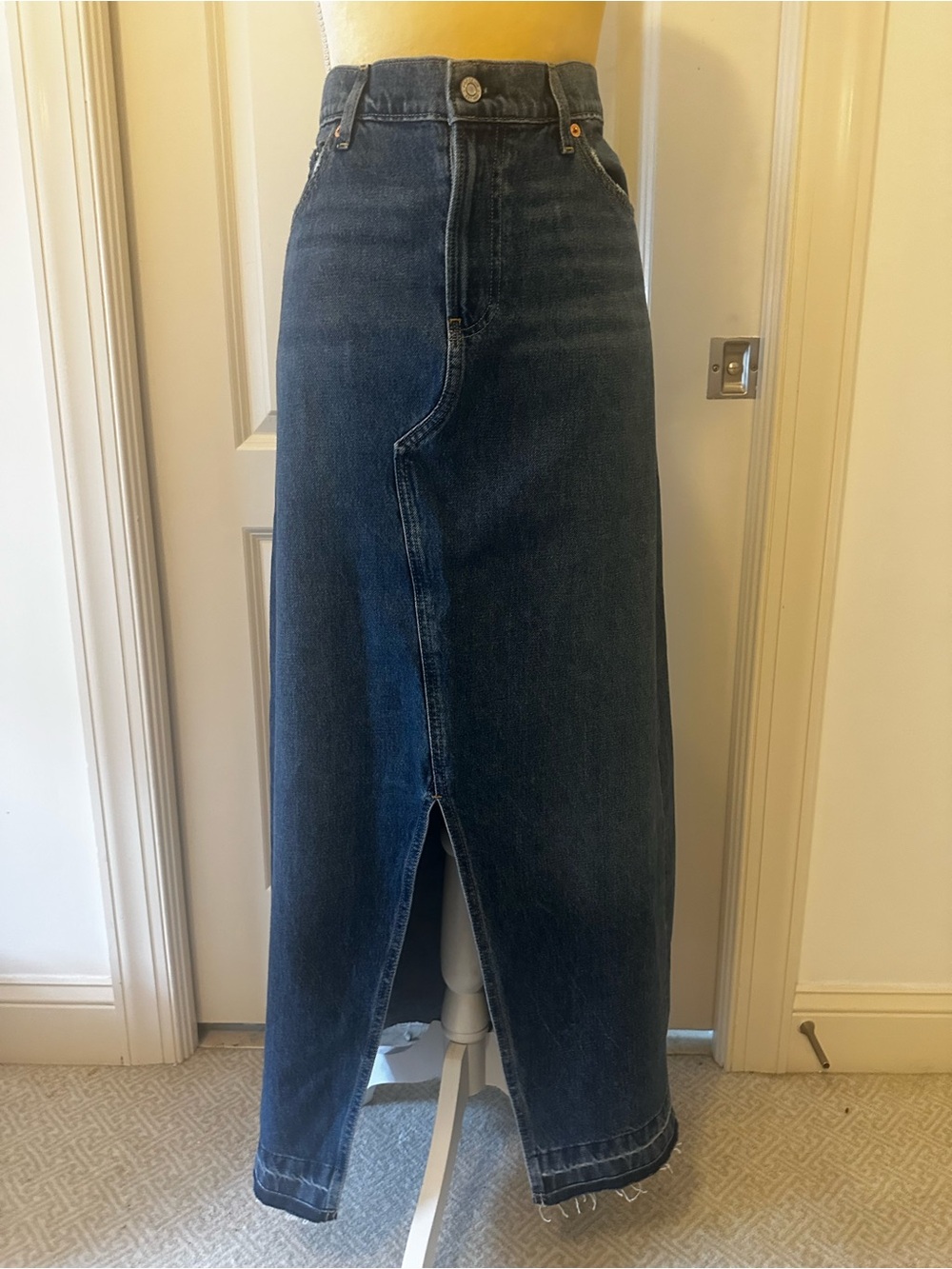Gap Denim Maxi skirt 32 14 Tall
